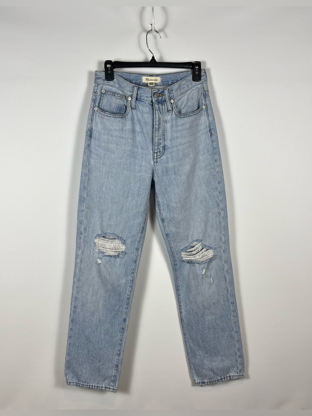 Madewell The Dad Jean 100% Cotton Button Fly Size 23 Inseam 29”‎
